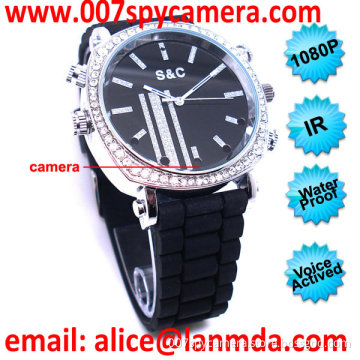 Newest Female 1080P Voice Activation Watch Camera IR Night Vision LM-IRW620